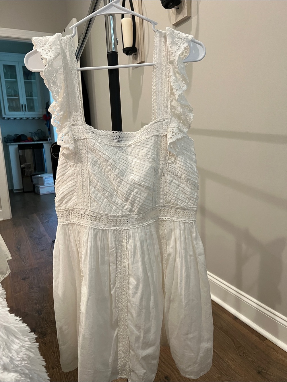 REVOLVE Tularosa White Eyelet Lace Mini Dress